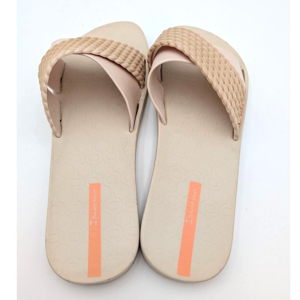 Ipanema Street II Crisscross Strap Slide Sandal Women's Beige Size US9 EU40 - Picture 7 of 13